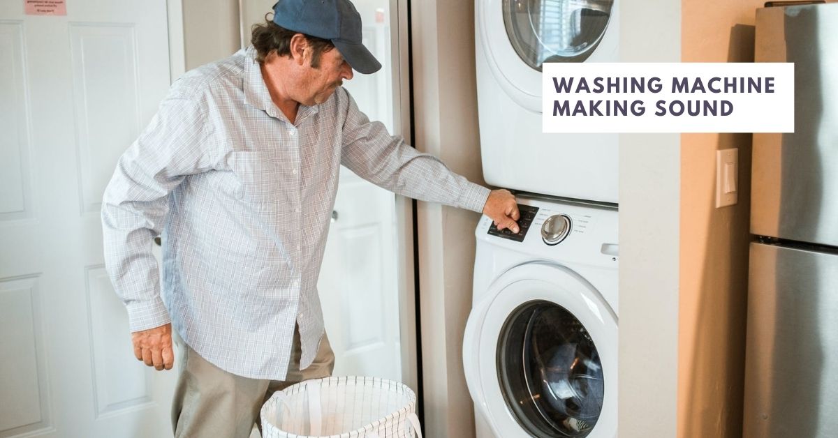 why washing machine makes sound while spinning